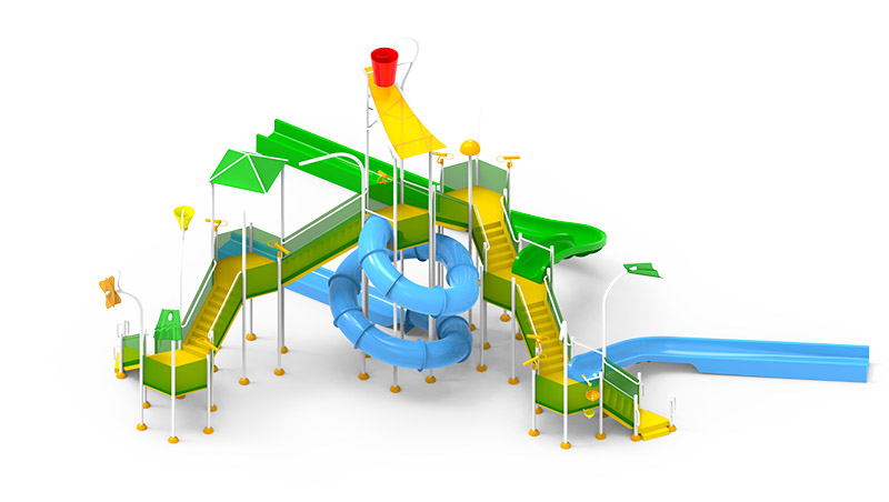 Multi-Interactive Aqua Play Tower Multi-Interactive Aqua Play Tower