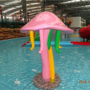 Parc aquatique Méduse à jet d'eau