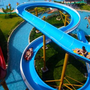 Rafting slide