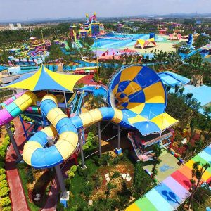 Commercial super Tornado water slide for adults