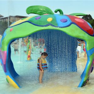 Jeux d'eau à jets d'eau Aqua park apple house