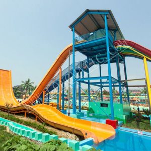 Giant Boomerang slide for adults
